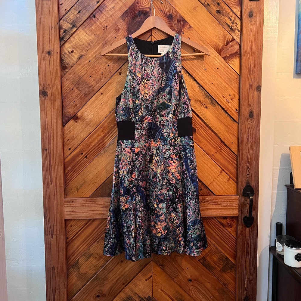 Nicole Miller Artelier Mini Silk Dress